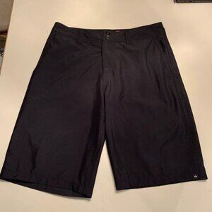 Quiksilver Amphibians Black Board Shorts sz 30